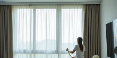 Delicate sheer drape cleaning busby-nsw Matty Curtain Cleaning